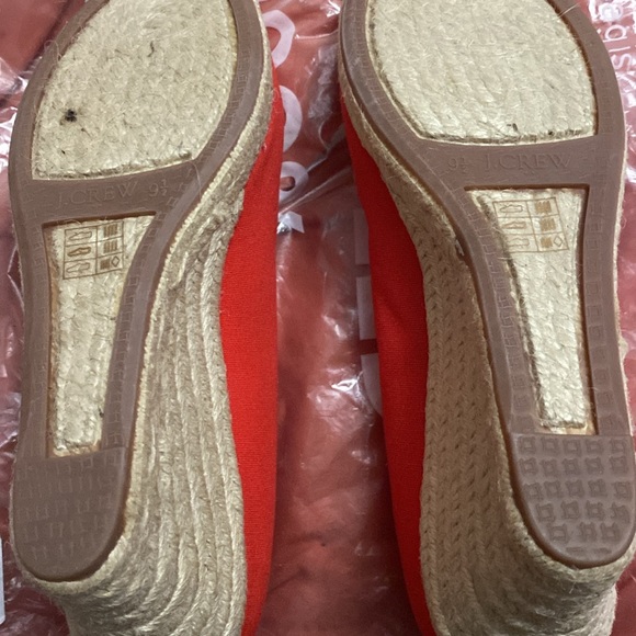 J. Crew Seville Espadrille Wedges Sz 9.5 - Picture 12 of 12